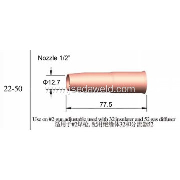 TWC Welding Nozzle 22-50